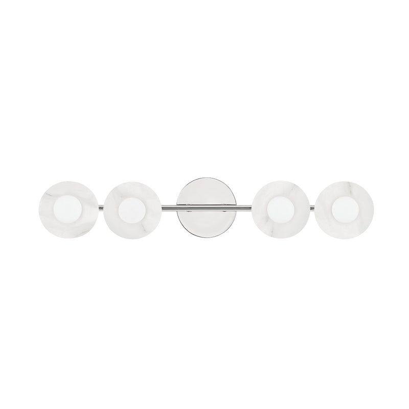 Elmont 4-Light Bath Vanity Light in Polished Nickel