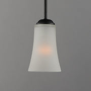 Logan 1 Light Mini Pendant in Black