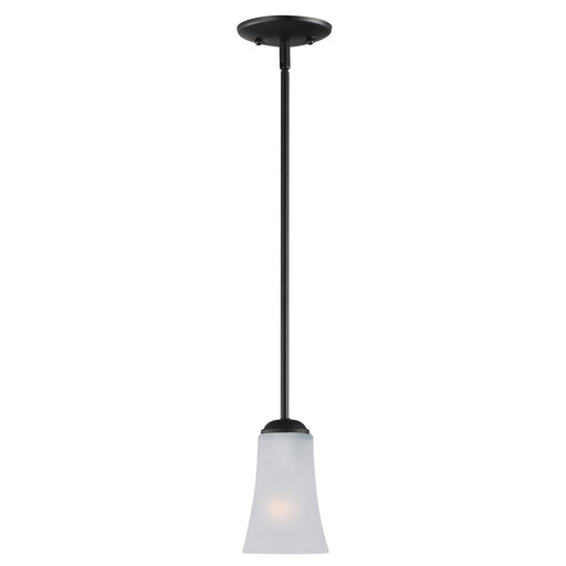 Logan 1 Light Mini Pendant in Black
