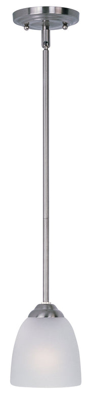 Stefan 1 Light Mini Pendant in Satin Nickel