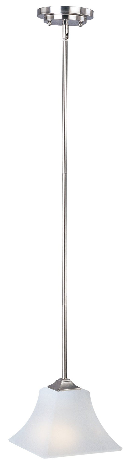 Aurora 1 Light Mini Pendant in Satin Nickel