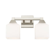Aragon 2 Light Bath Vanity in Brushed Nickel