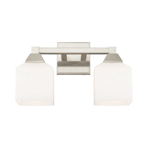 Aragon 2 Light Bath Vanity in Brushed Nickel