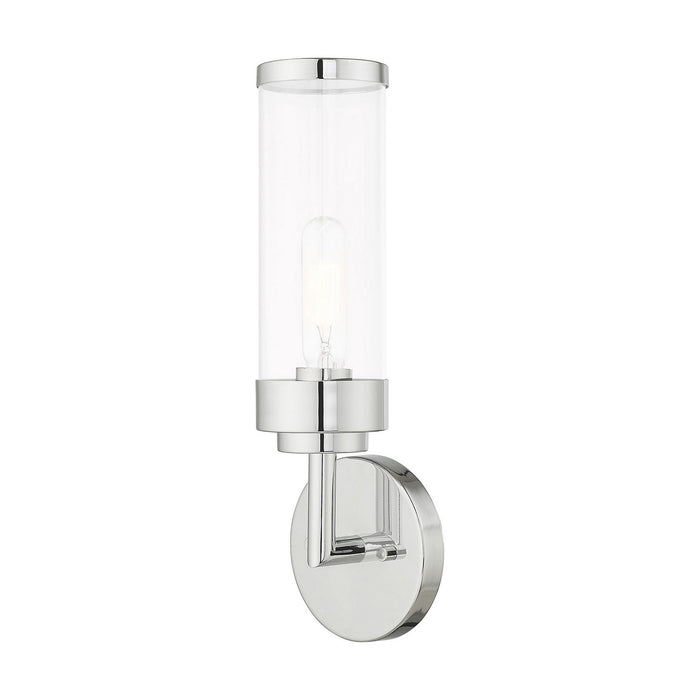 Hillcrest 1 Light Wall Sconce in Polished Chrome