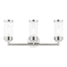 Hillcrest 3 Light Bath Vanity in Polished Chrome