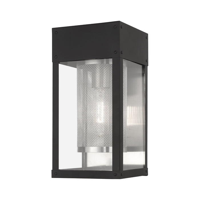 Franklin 1 Light Wall Lantern in Black