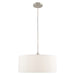 Clark 1 Light Pendant Chandelier in Brushed Nickel
