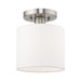 Clark 1 Light Ceiling Mount in Brushed Nickel