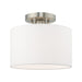 Clark 1 Light Ceiling Mount in Brushed Nickel