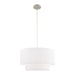 Clark 1 Light Pendant Chandelier in Brushed Nickel