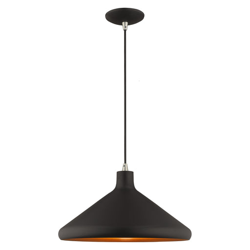 1 Light Mini Pendant in Black