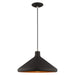 1 Light Mini Pendant in Black
