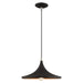 1 Light Mini Pendant in Black