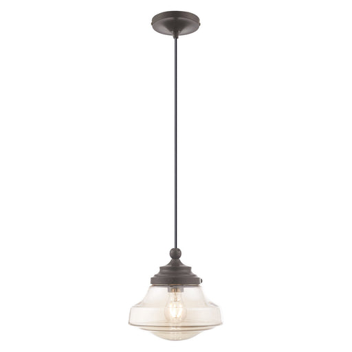 1 Light Mini Pendant in English Bronze