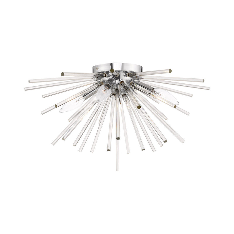 Utopia 4 Light Ceiling Mount in Polished Chrome