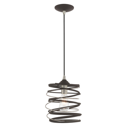 1 Light Mini Pendant in Bronze