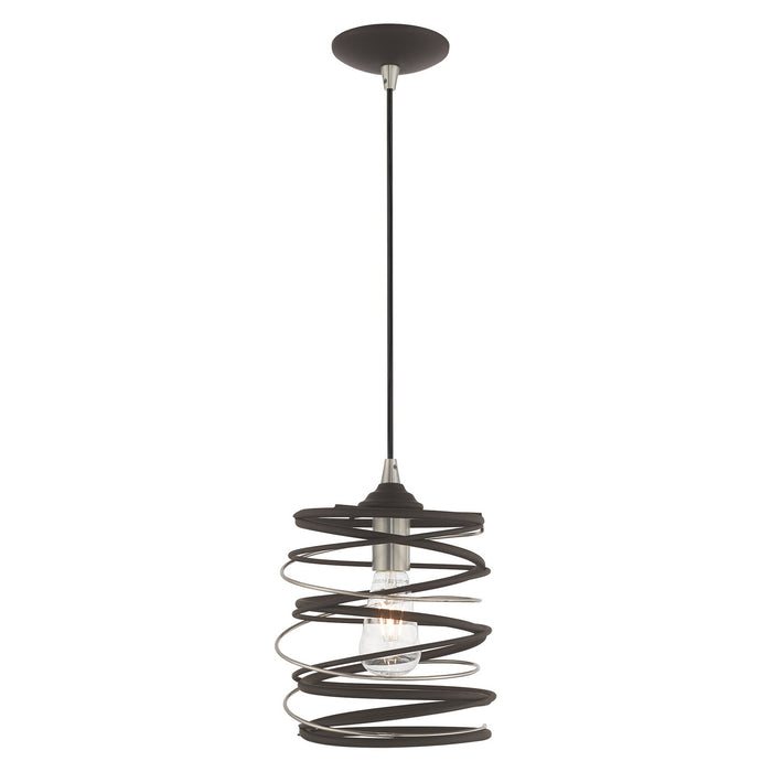 1 Light Mini Pendant in Bronze