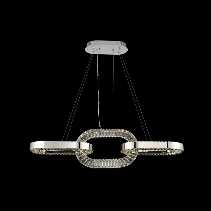 Catena LED Linear Pendant in Polished Chrome