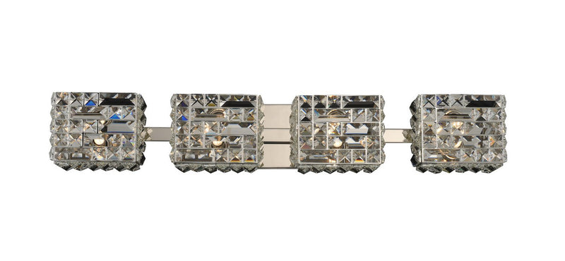 Marazzi 4-Light Bath Vanity Light in Polished Nickel