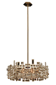 Vermeer 6-Light Pendant in Brushed Champagne Gold