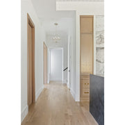 Solaris 6 Light 22.5" Chandelier in Olde Silver in a room setting