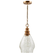 Juniper 1-Light Pendant in Light Wood - Lamps Expo