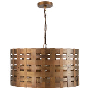 Alta 4-Light Pendant in Patinaed Brass - Lamps Expo