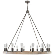 Austin 16-Light Chandelier in Urban Wash - Lamps Expo