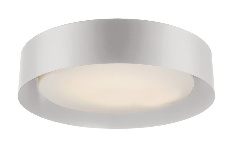 LED Flushmount in White with White Acrylic