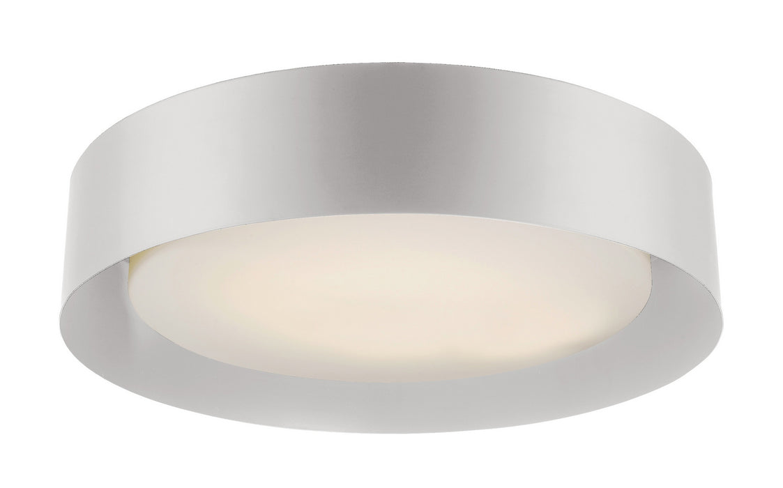 LED Flushmount in White with White Acrylic