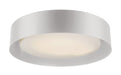 LED Flushmount in White with White Acrylic