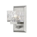 Rubicon 1 Light Wall Sconce in Brushed Nickel