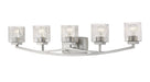 Zaid 5 Light Vanity in Brushed Nickel