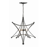 Astro 4 Light 27" Pendant in Black