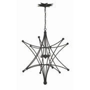 Astro 4 Light 27" Pendant in Black