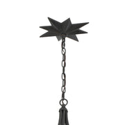 Astro 4 Light 27" Pendant in Black