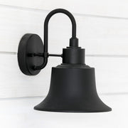 Brock Small Outdoor Wall Sconce in Black