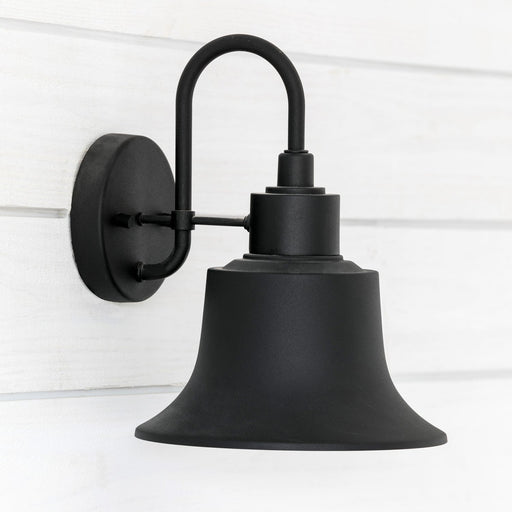 Brock Small Outdoor Wall Sconce in Black