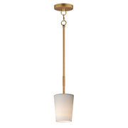 Durham 1 Light Pendant in Natural Aged Brass