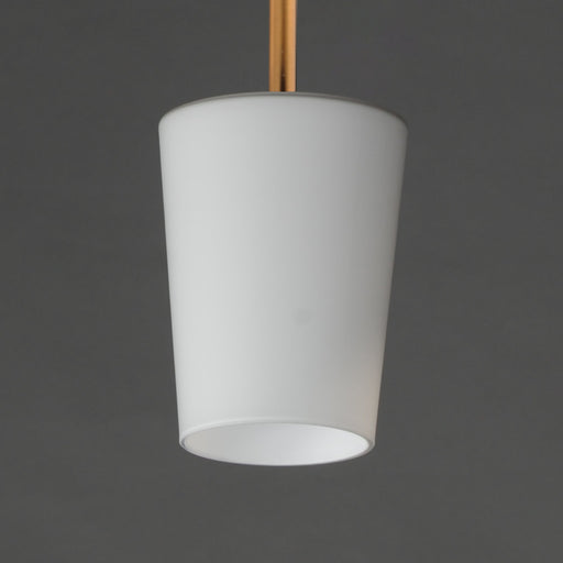 Durham 1 Light Pendant in Natural Aged Brass