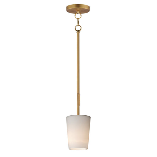 Durham 1 Light Pendant in Natural Aged Brass