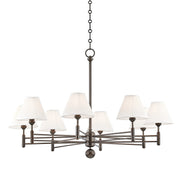 Classic No.1 8-Light Chandelier - Lamps Expo