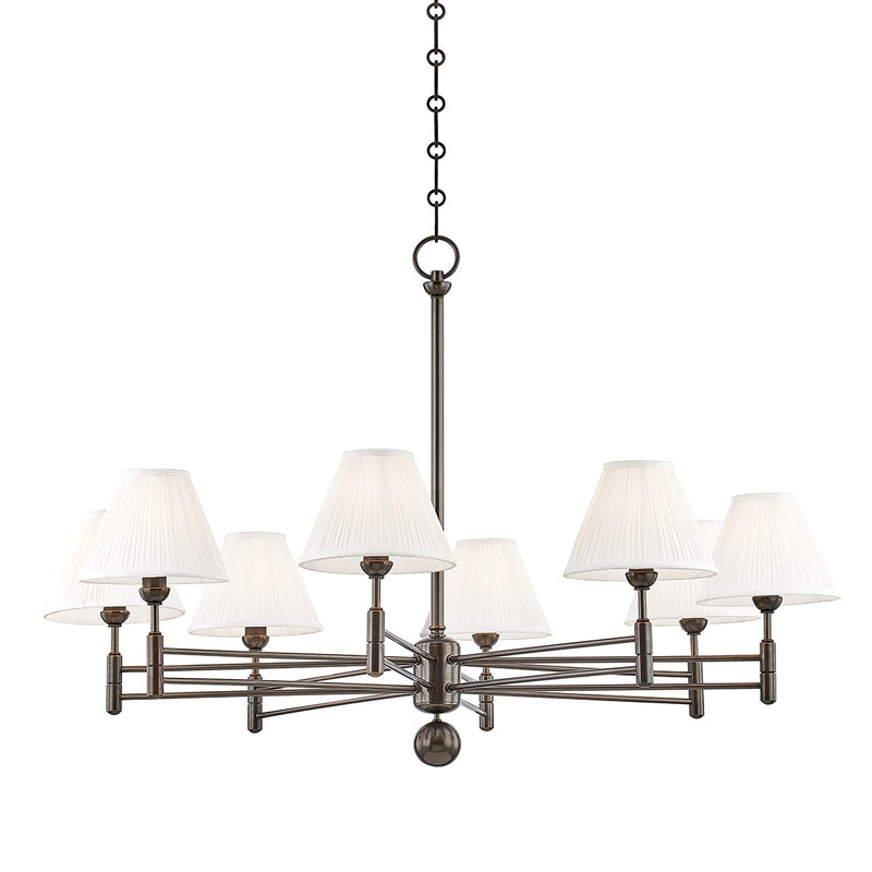 Classic No.1 8-Light Chandelier - Lamps Expo