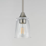 Hudson Mini Pendant in Satin Nickel