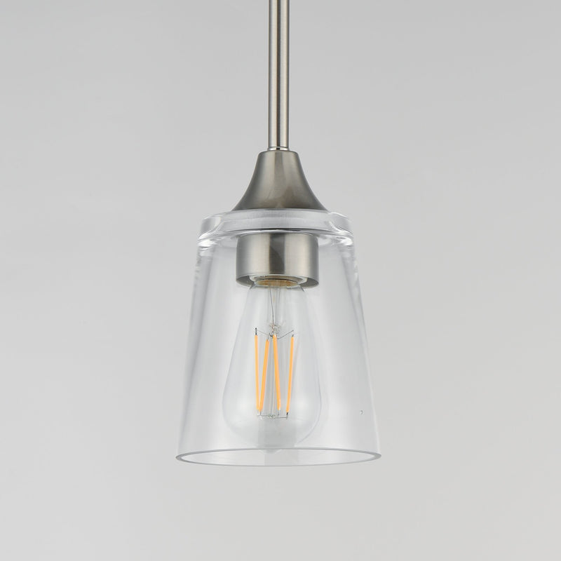 Hudson Mini Pendant in Satin Nickel