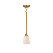 Hudson Mini Pendant in Natural Aged Brass