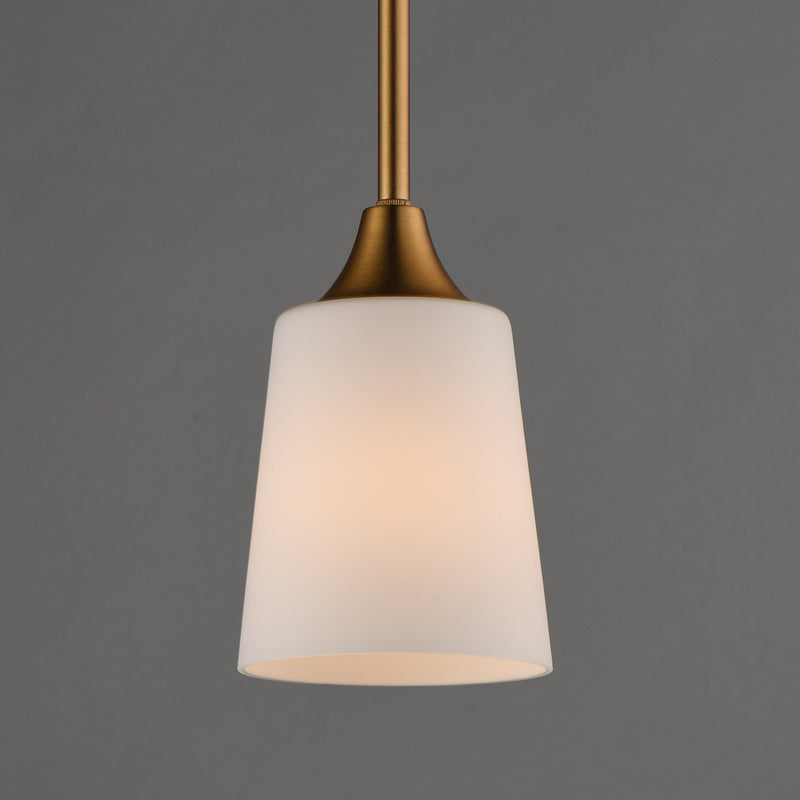 Hudson Mini Pendant in Natural Aged Brass