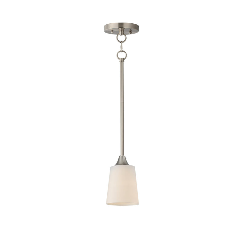 Hudson Mini Pendant in Satin Nickel