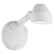Single 11W LED Outdoor Flood Light in Studio White