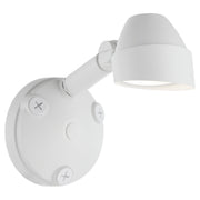 Single 11W LED Outdoor Flood Light in Studio White